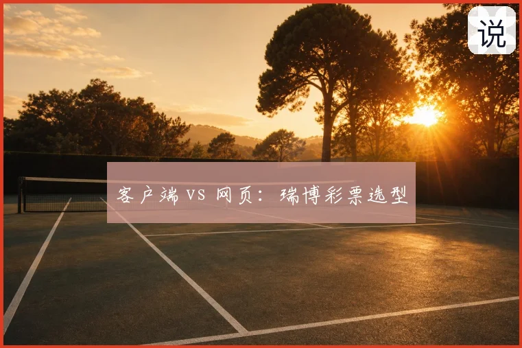 客户端 vs 网页:瑞博彩票选型